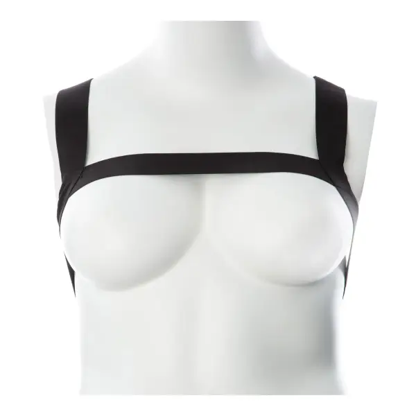 Gender Fluid Billie Harness 3 Gender Fluid Billie Harness - Large/xxlarge -Black bondage toys - alternate angle