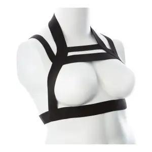 Gender Fluid Majesty Harness - Large-Xxl - Black bondage toys - alternate angle