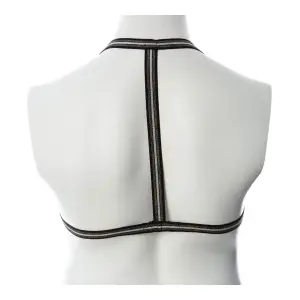 Gender Fluid Silver Lining Harness - Large/xxlarge - Multi-Color bondage toys - main image
