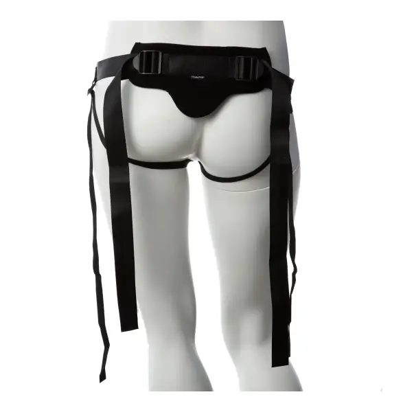 Gender Fluid Skylar Strap-on Harness - Black - harness compatible dildo - product image 4