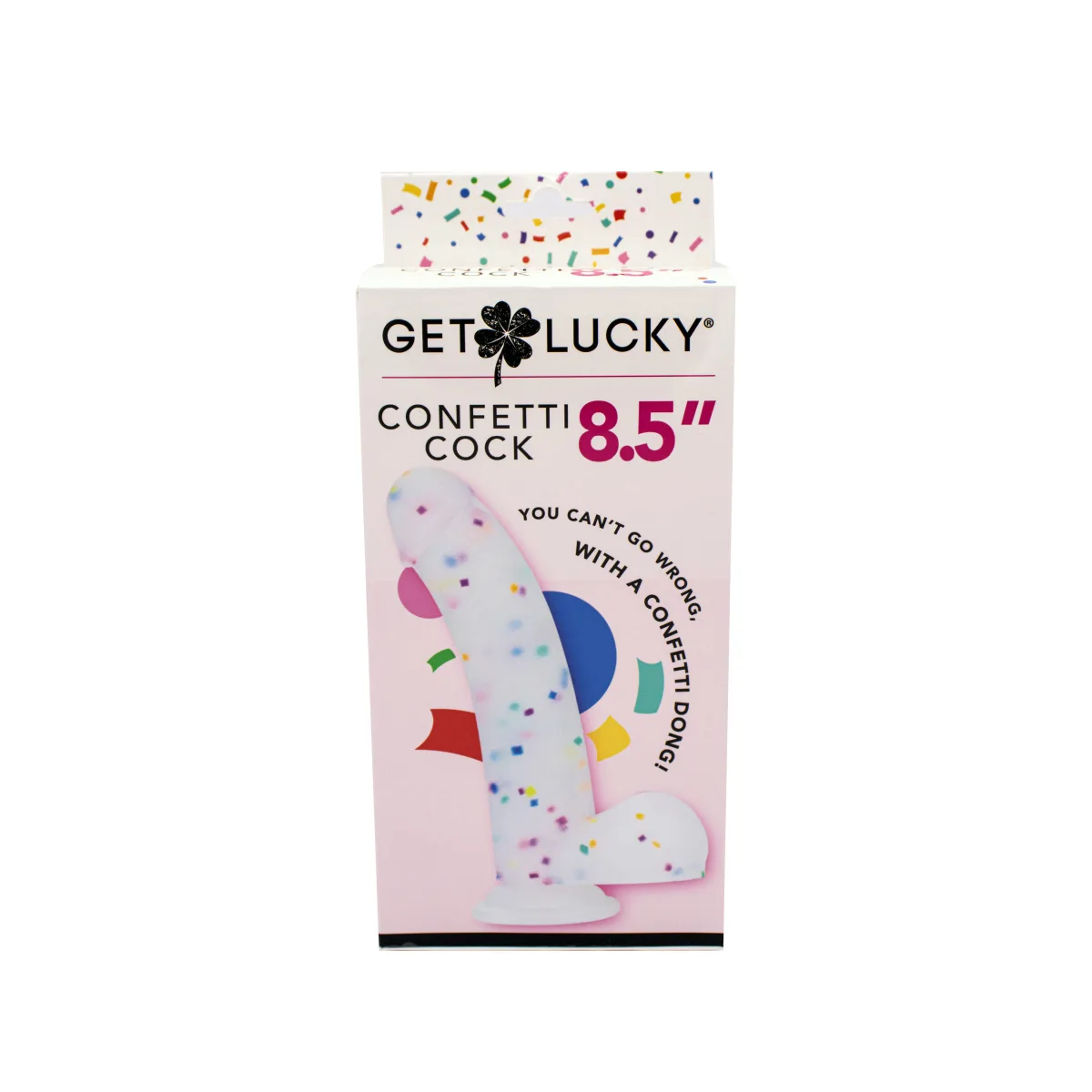 Get Lucky 8.5" Confetti Cock big dildo - main product image