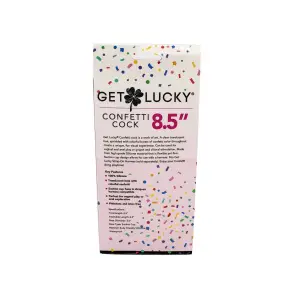 Get Lucky 8.5" Confetti Cock 7 Get Lucky 8.5" Confetti Cock big dildo - product image 3