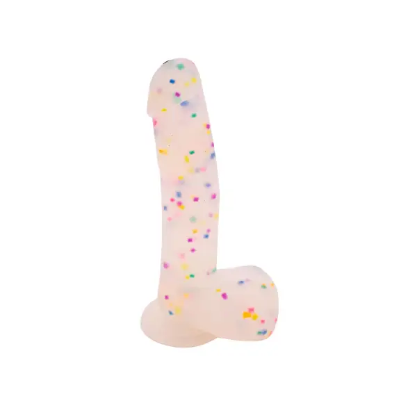 Get Lucky 8.5" Confetti Cock 4 Get Lucky 8.5" Confetti Cock big dildo - product image 5