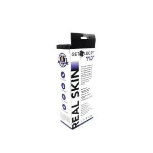 Get Lucky Real Skin 11 Dual Layer Dildo 44 Get Lucky Real Skin 11 Dual Layer Dildo Beige - dildos - product image 2
