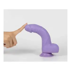 Get Lucky Real Skin Mr. 7.5 Inch Dual-Layer Dildo 38 Get Lucky Real Skin Mr. Lavender 7.5" Dual Layer Dildo - view 4