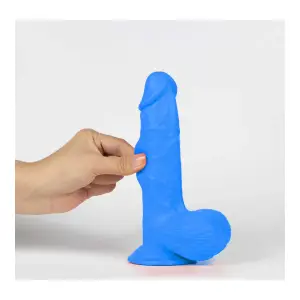 Get Lucky Real Skin Mr. 7.5 Inch Dual-Layer Dildo 25 Get Lucky Real Skin Mr. Navy 7.5" Dual Layer Dildo - view 3