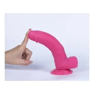 Get Lucky Real Skin Mr. 7.5 Inch Dual-Layer Dildo 41 Get Lucky Real Skin Mr. Pink 7.5" Dual Layer Dildo - view 1