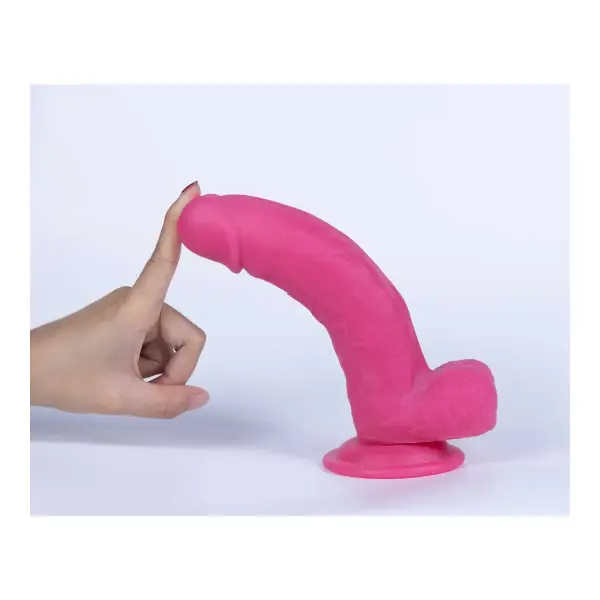 Get Lucky Real Skin Mr. 7.5 Inch Dual-Layer Dildo 18 Get Lucky Real Skin Mr. Pink 7.5" Dual Layer Dildo - view 1