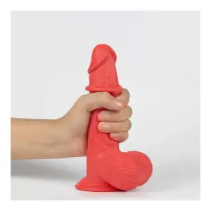 Get Lucky Real Skin Mr. 7.5 Inch Dual-Layer Dildo 30 Get Lucky Real Skin Mr. Ruby 7.5" Dual Layer Dildo - view 2