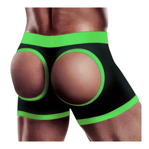 Get Lucky Strap-on Black/green Boxers - Xs/s mens lingerie - alternate product image