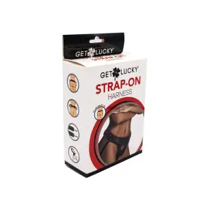 Get Lucky Strap-on Harness - Black - strap on dildo harness - product image 2