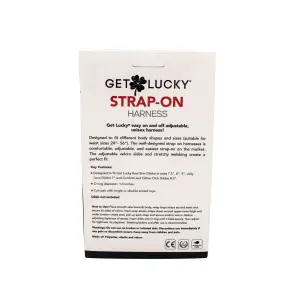 Get Lucky Strap-on Harness - Black - strap on dildo harness - product image 3