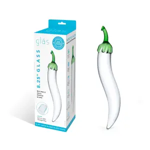 Glas Naturals Chili Pepper Dildo 9 Glas Naturals Chili Pepper Dildo glass pepper dildo - alternate product angle