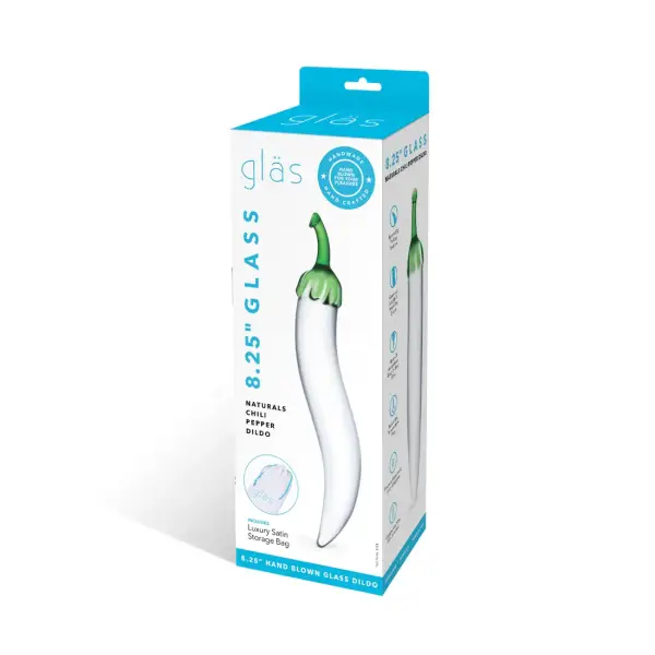 Glas Naturals Chili Pepper Dildo 7 Glas Naturals Chili Pepper Dildo glass pepper dildo - alternate view 8