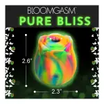Glow Rose Glow-in-the-Dark Rose Clit Stimulator - Rainbow - vibrators - main product image