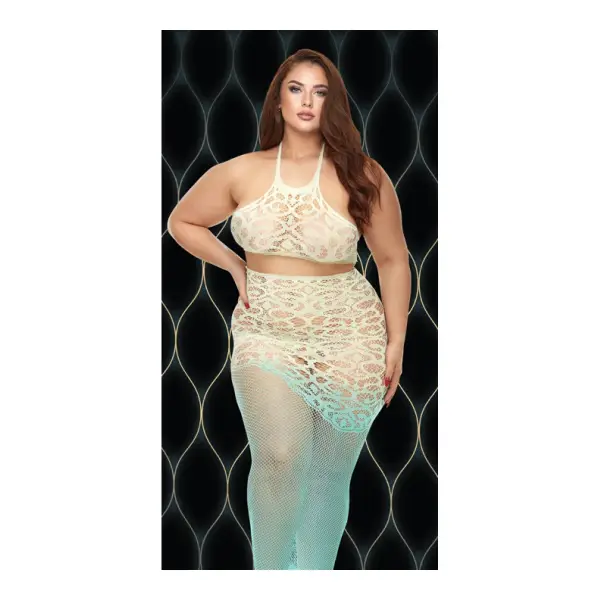 Green Goddess 2 Piece Set - Q lingerie set - alternate product image