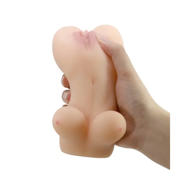 Hannah the Realistic Vagina Masturbator - Light best masturbation sleeve - alternate angle