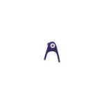 Hard Rechargeable C-Ring - Purple - vibrating cock ring - main product image