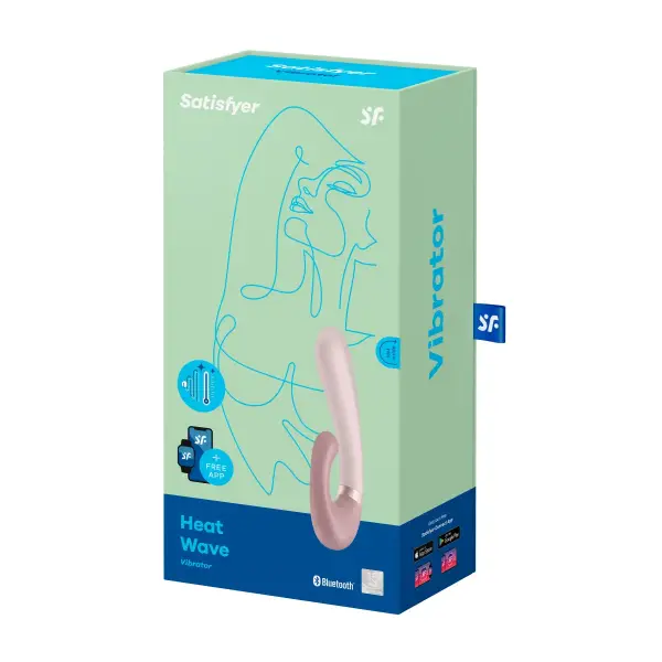 Heat Wave - Mauve - app controlled vibrator - product image 4