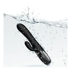 Hypnotic Clit Teaser and Thrusting Rabbit - Black – thrusting rabbit vibrator