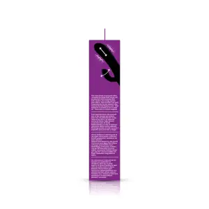 Hypnotic Clit Teaser and Thrusting Rabbit - Black – thrusting rabbit vibrator – view 6
