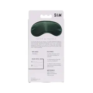 Indica Blindfold - Green bondage blindfold - main image