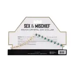 Indica Crystal Day Collar - Green collar / leash wearable restraint - main product image
