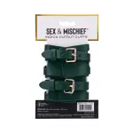 Indica Cutout Cuffs - Green cuffs / restraints - main product image
