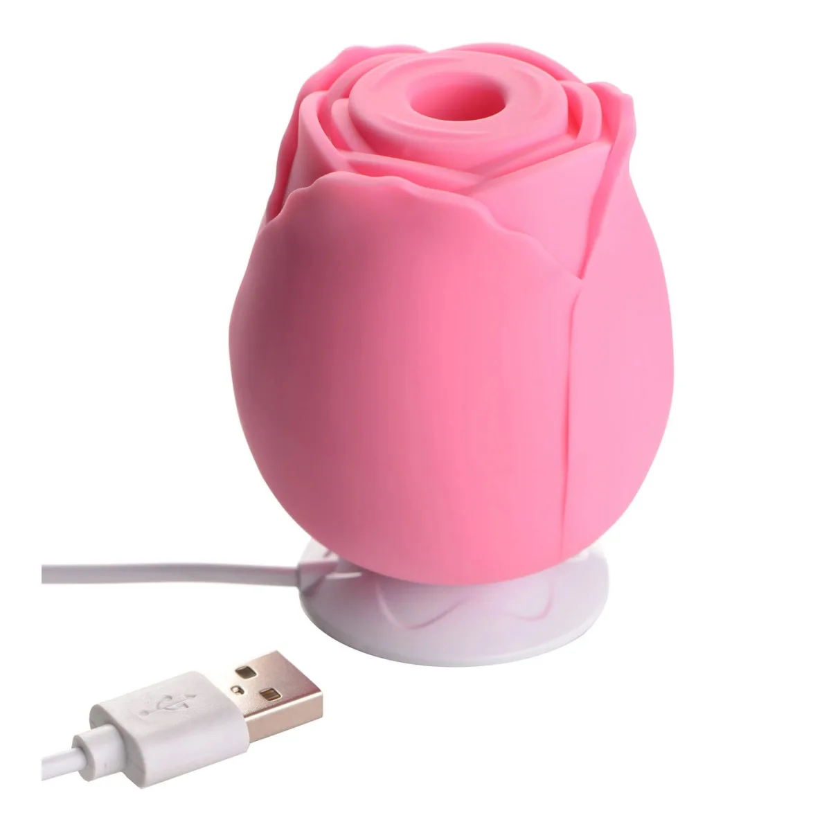 Inmi - Bloomgasm Wild Rose 10x Suction - Pink nipple sex toys for women - main product image