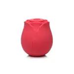 Inmi - Bloomgasm Wild Rose Silicone Suction Stimulator - Red - rose vibrator - main product image