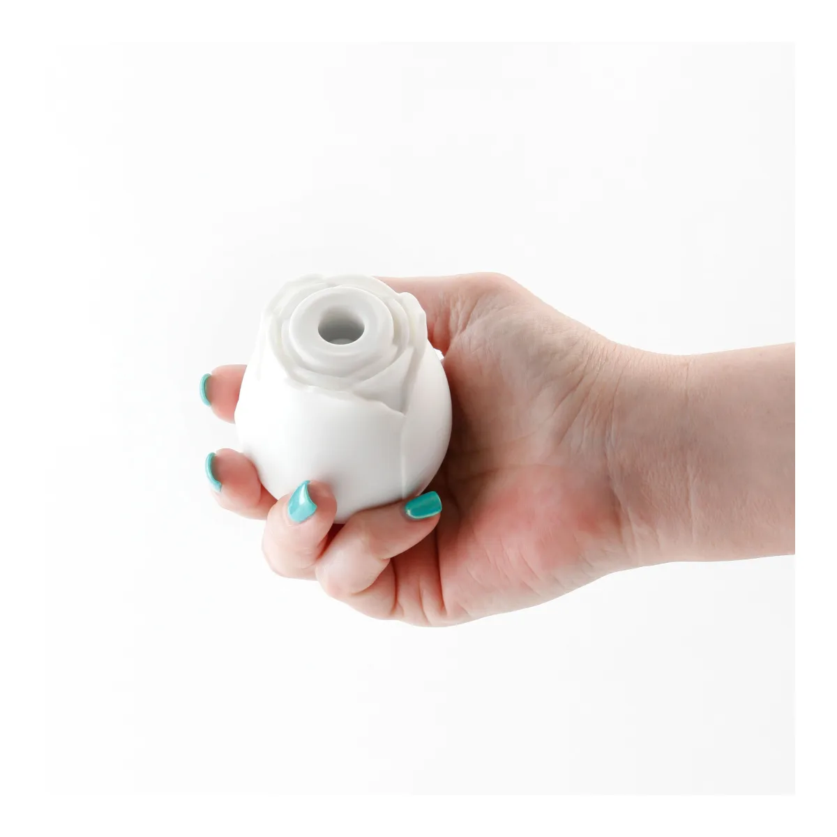 Inya - the Rose - Glow in the Dark - White - vibrators - main product image