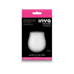 Inya - the Rose - Glow in the Dark - White - vibrators - product image 2