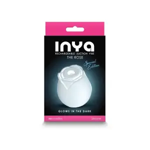 Inya - the Rose - Glow in the Dark - White - vibrators - product image 3