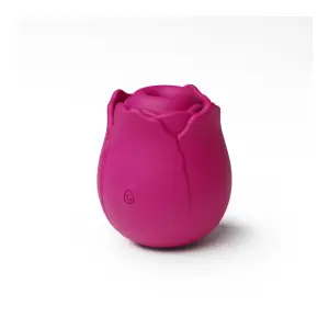 Inya the Vibrating Rose - Red clitoral vibrator - product image 3