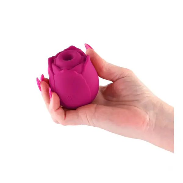Inya the Vibrating Rose - Red clitoral vibrator - product image 4