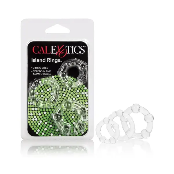 Island Rings - Clear best beginner cock ring - additional view