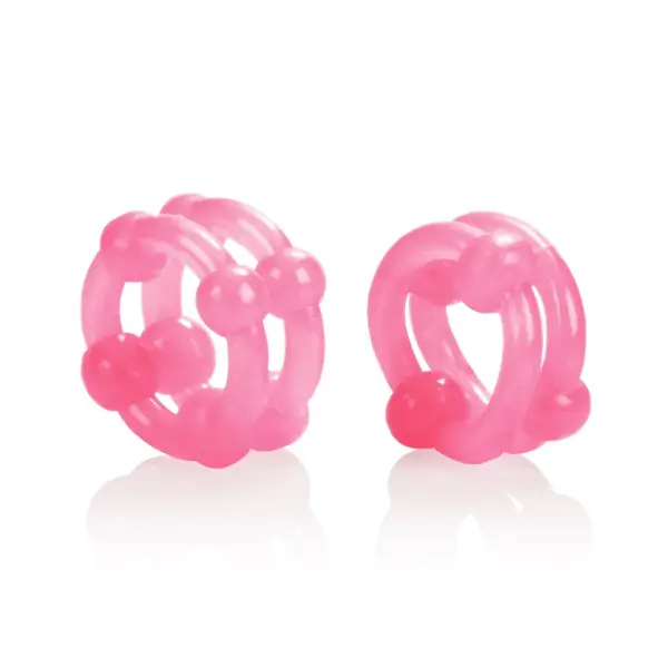 Island Rings - Double Stacker - Pink cock ring toy - packaging view