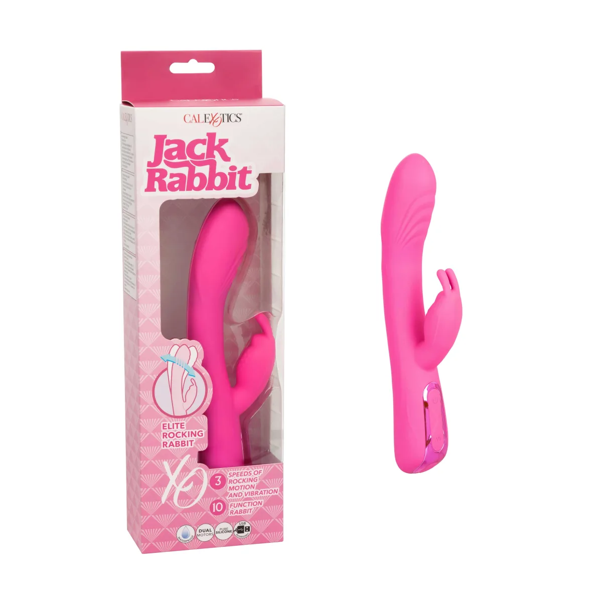 Jack Rabbit Elite Rocking Rabbit - Pink - view 1