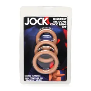 Jock Silicone Cock Ring Set in - Medium - cock ring - product image 5