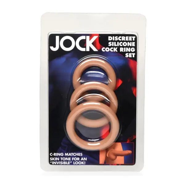 Jock Silicone Cock Ring Set in - Medium - cock ring - product image 5