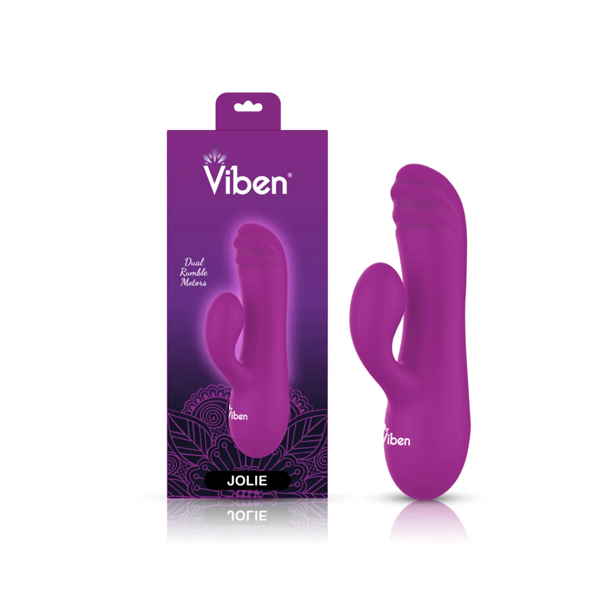 Jolie Mini Pleasure Ridges Rabbit Vibe - Berry – rabbit vibrator purple