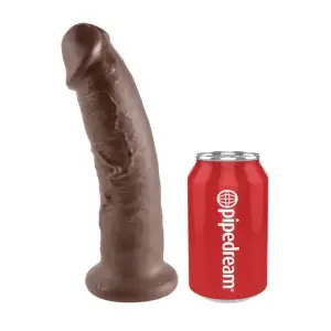 King Cock 9-in Cock - Brown 3 King Cock 9-in Cock - Brown 10 inch strap on dildo - alternate product angle