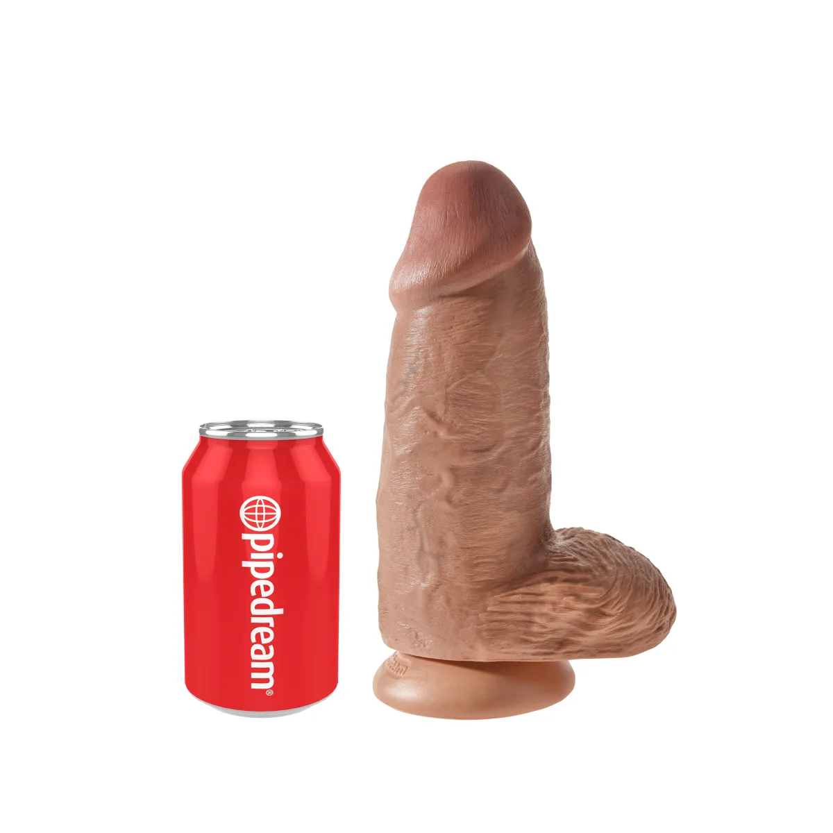 King Cock Chubby - Tan king cock chubby dildo - alternate product angle