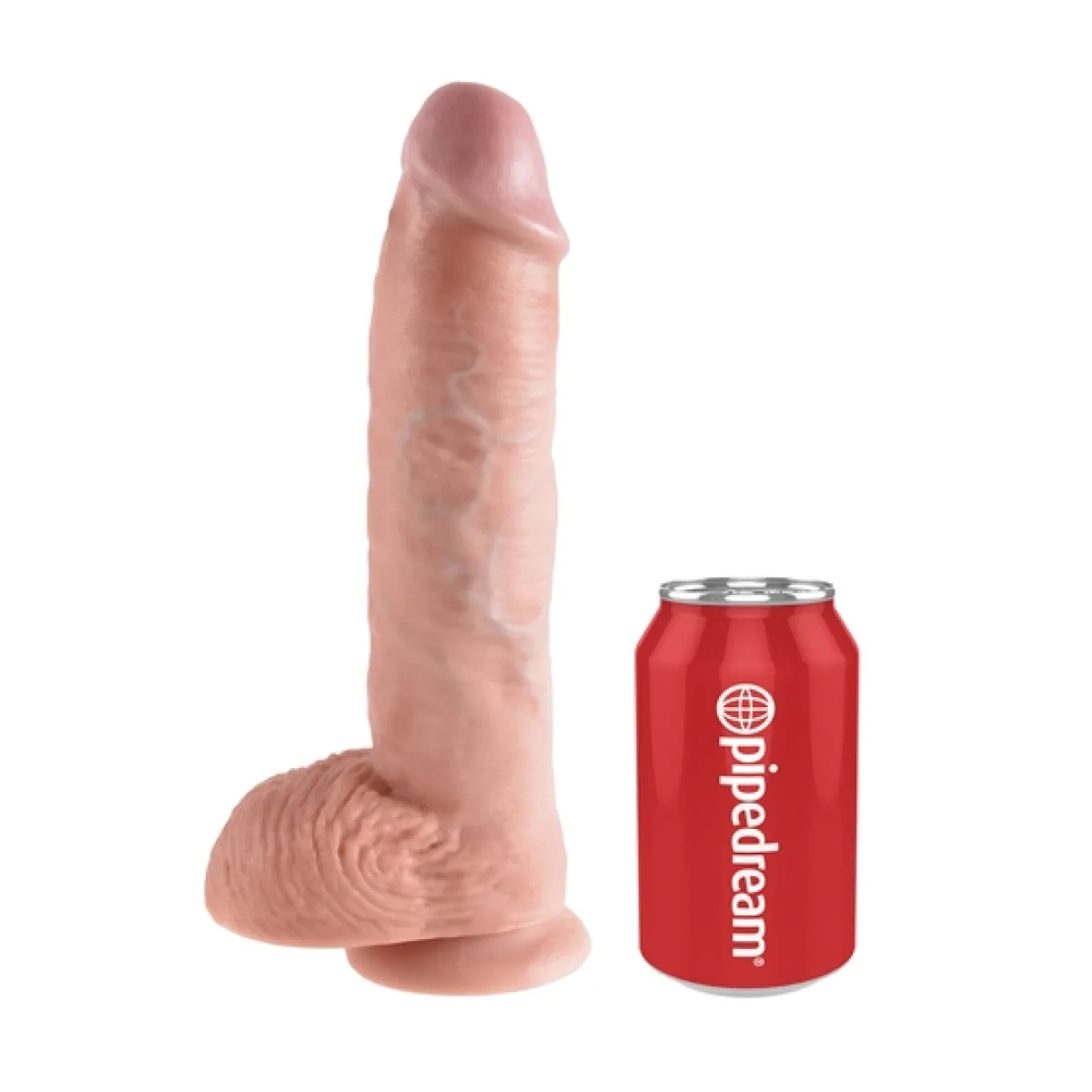 King Cock 10-in Cock With Balls - Flesh king cock 10 inch dildo - alternate product angle