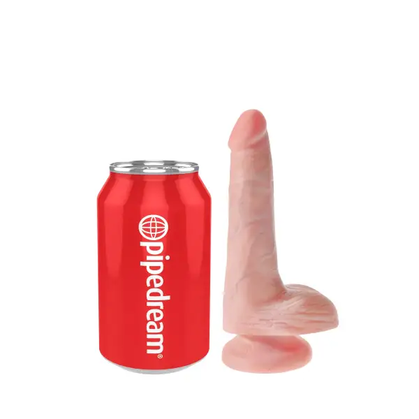 King Cock 6 in Cock With Balls - Light king cock 10 inch dildo - alternate product angle