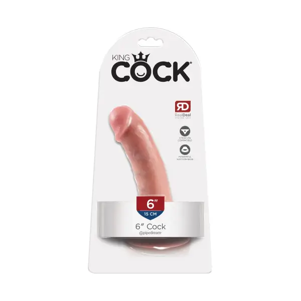 King Cock 6-in Cock - Flesh - view 5