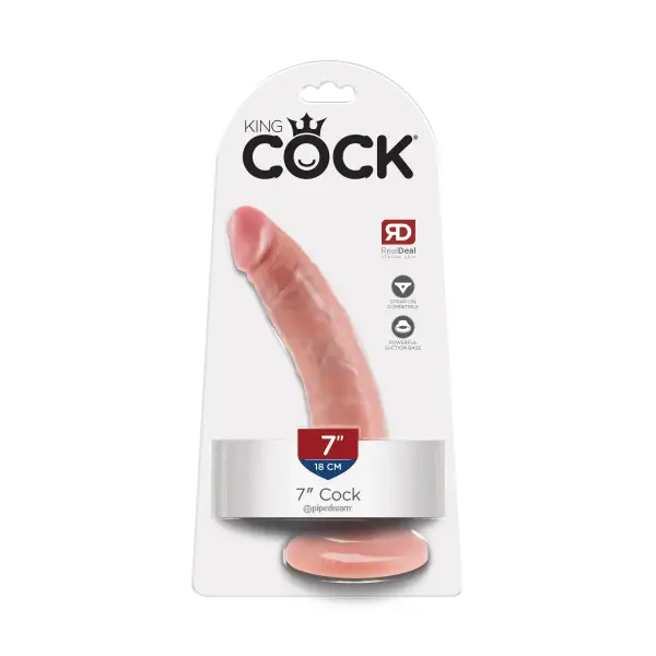 King Cock 7-in Cock - Flesh - view 5