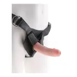 King Cock Strap on Harness With 6 in Cock - Light strap on dildo harness - main product image