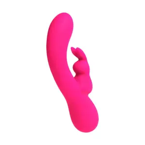 Kinky Bunny Plus Rechargeable Rabbit - Pink – best rated rabbit vibrator – view 2