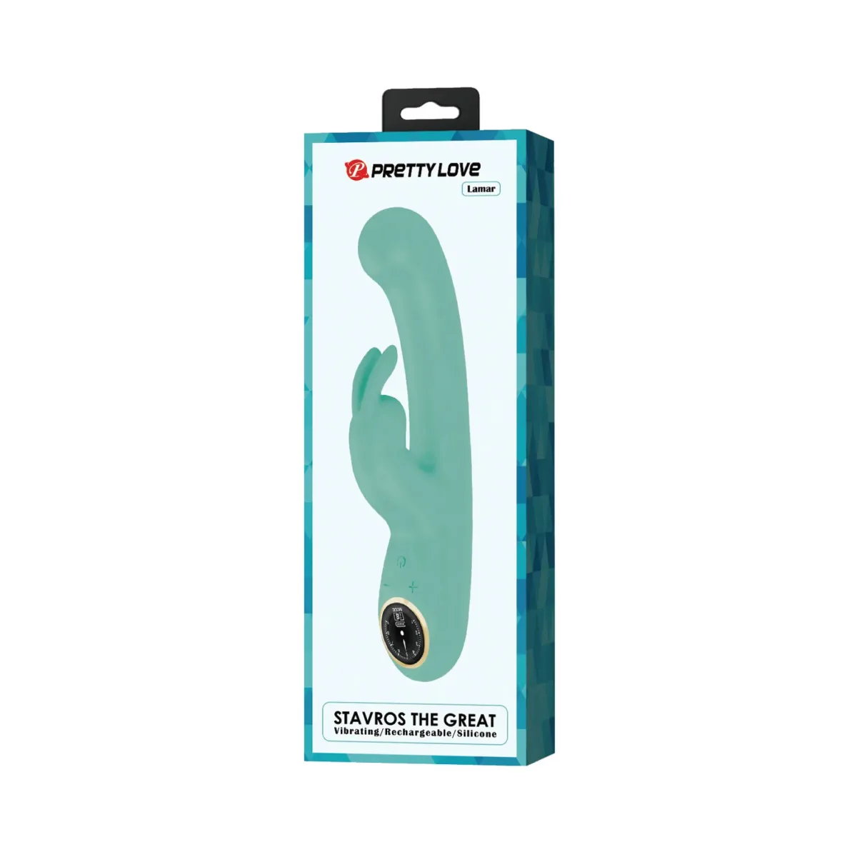 Lamar - Led Digital Display Rabbit - Turquoise - view 2